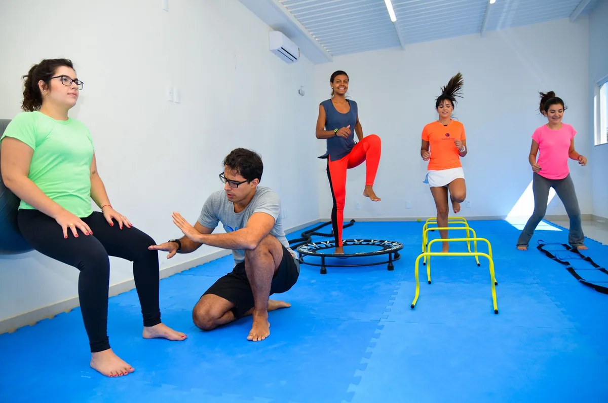 Área de treino da Rock Your Life Fitness