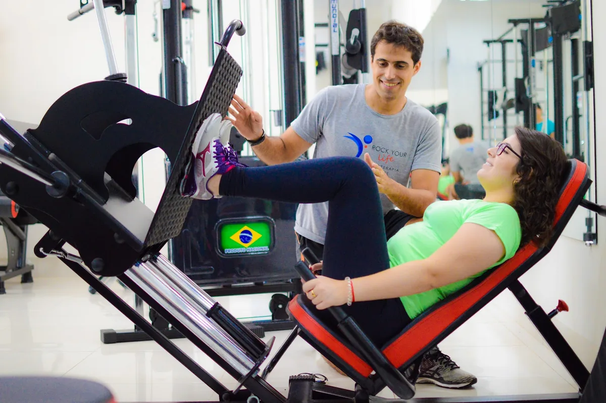 Equipamentos de musculação da Rock Your Life Fitness